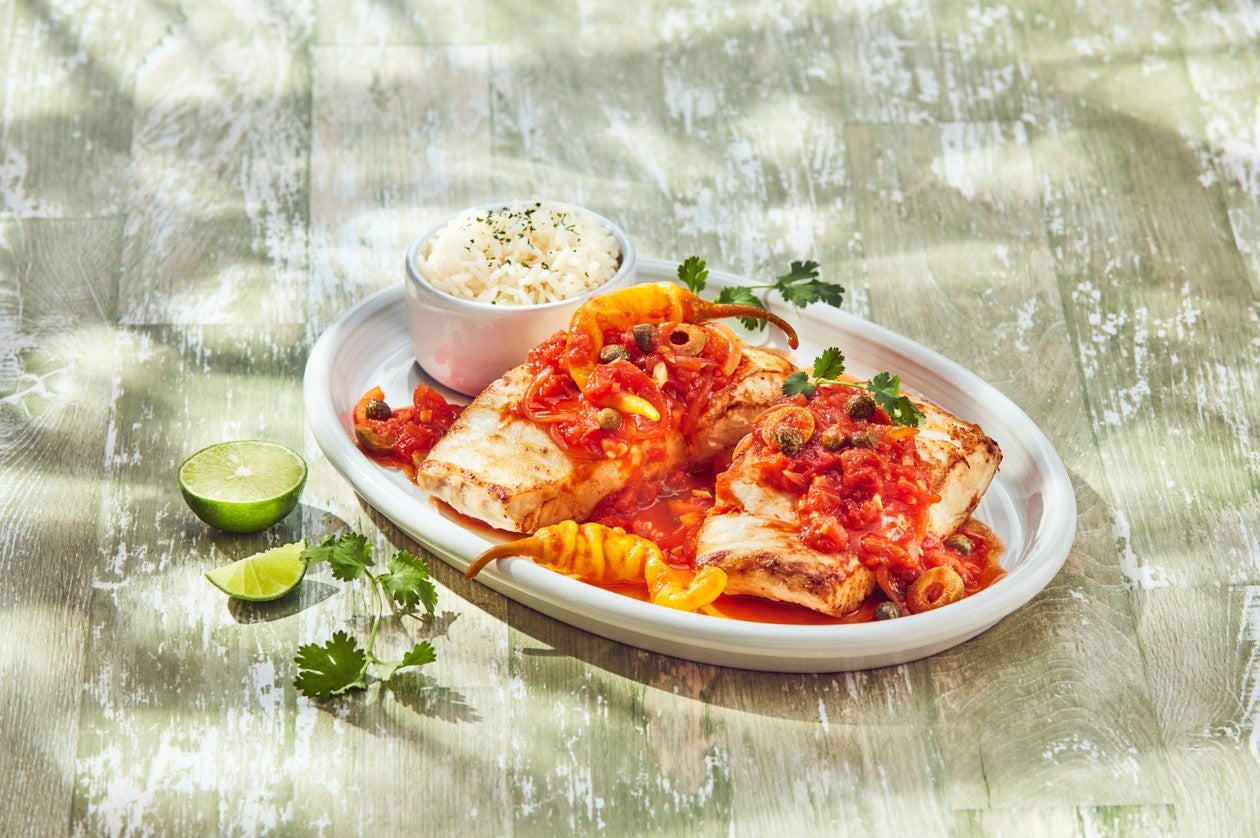 Pescado estilo veracruzana