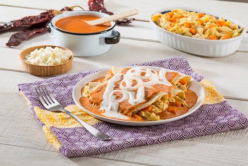 enchiladas cremositas