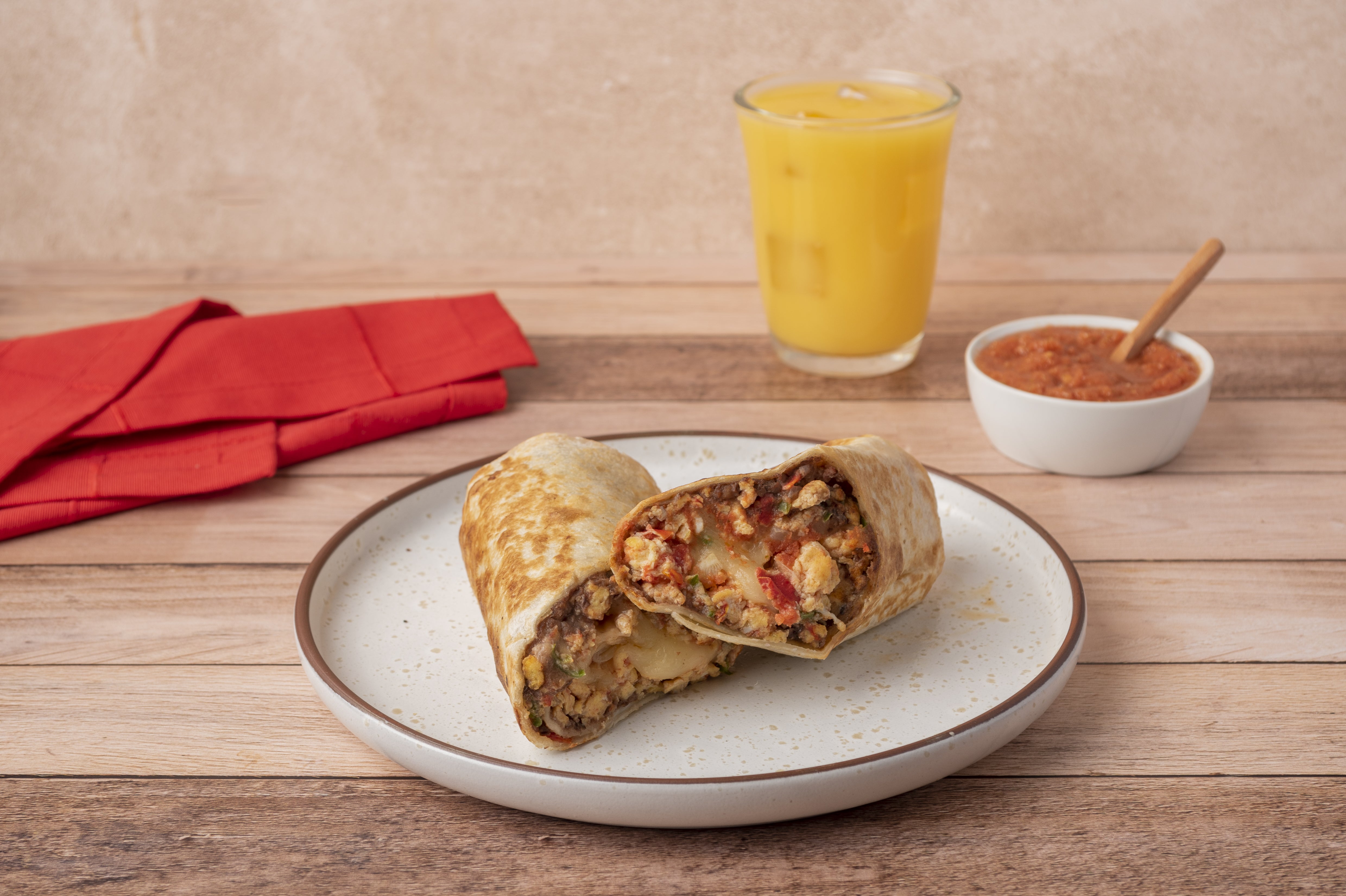Burritos de Huevo a la Mexicana