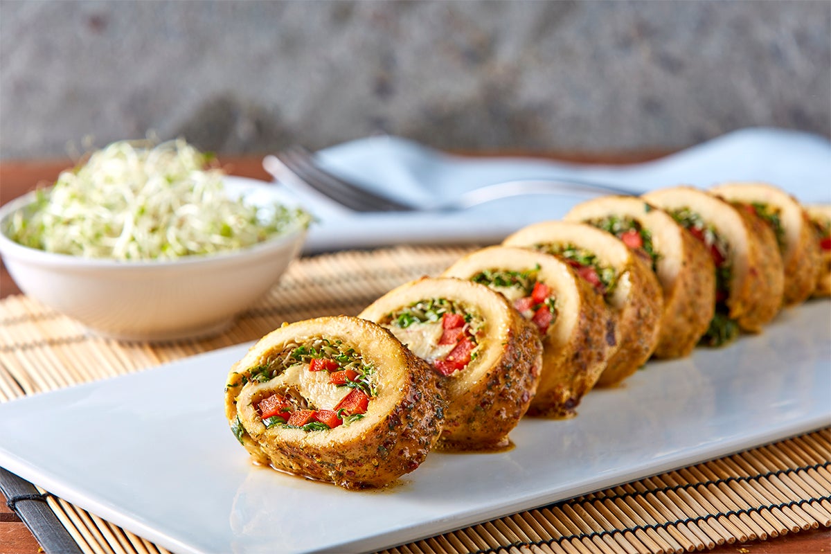 Rollo de pechuga Thai