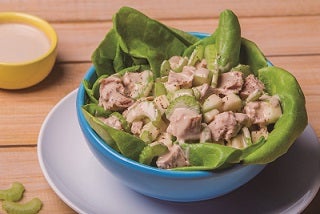 Ensalada verde con atún