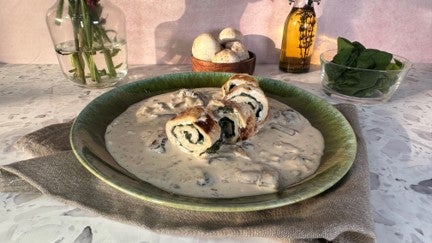 Pechuga en Salsa de Champiñones
