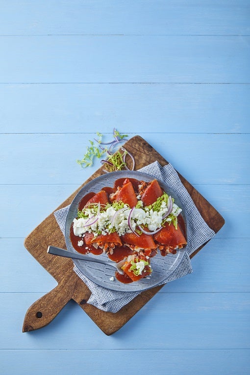 Enchiladas de atún