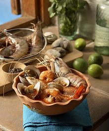 Caldo de mariscos