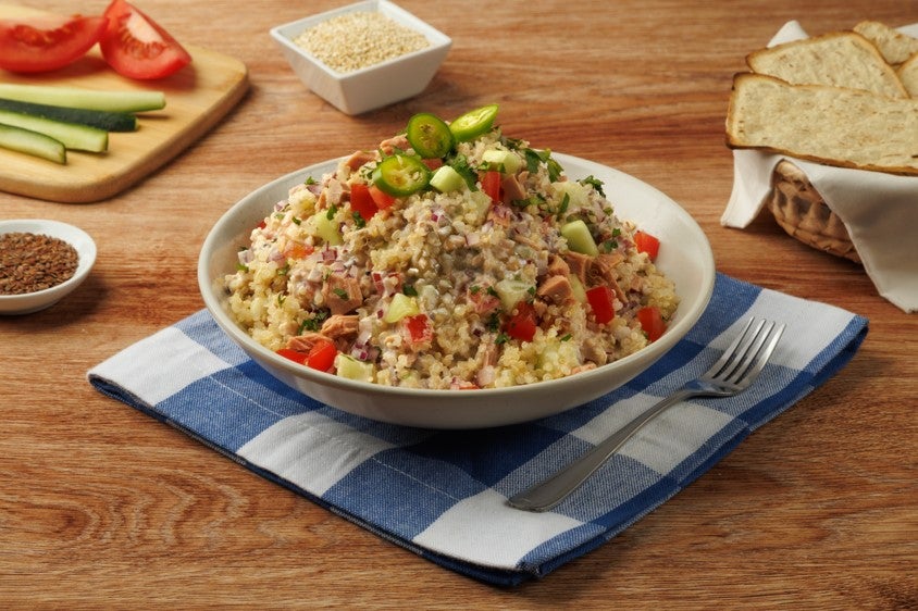 Ensalada de Atún con Quinoa y Linaza