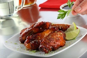 Alitas glaseadas