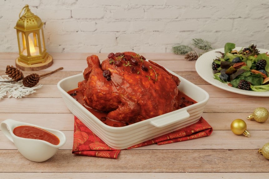 Pollo en Salsa de Arándanos