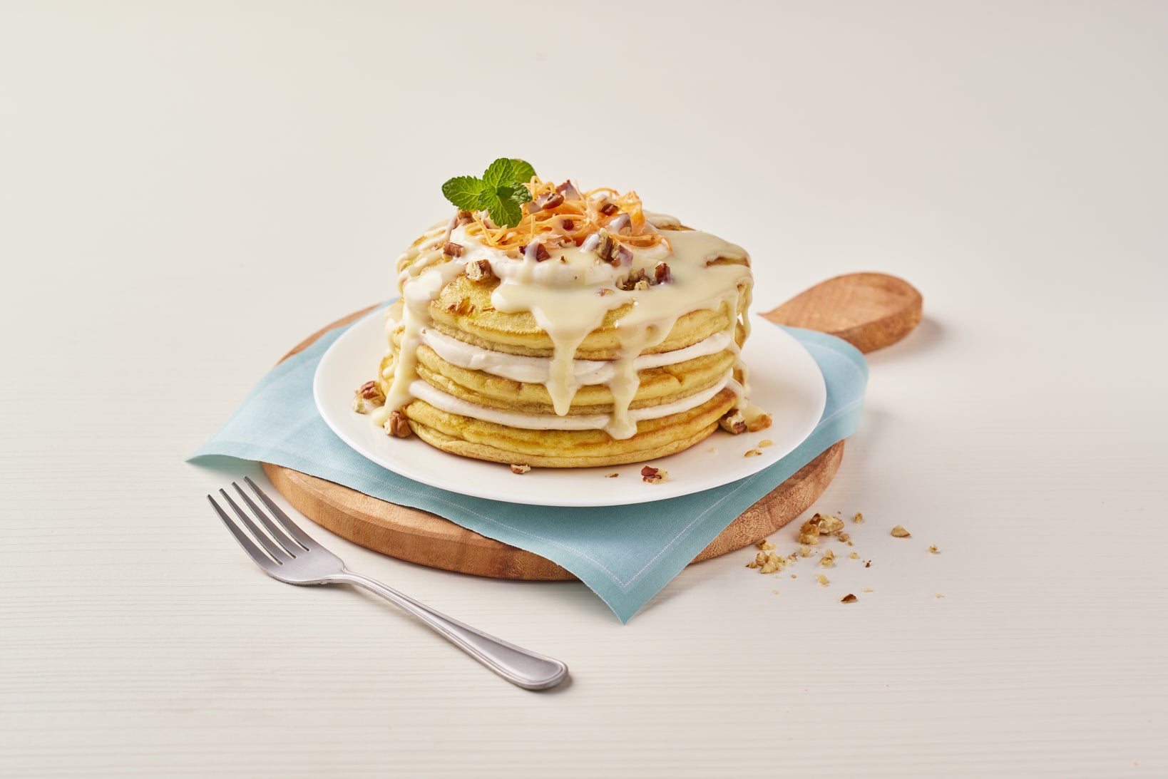 Hot cakes de zanahoria