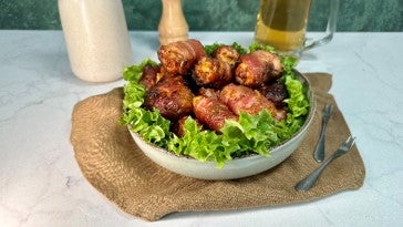 Rollitos de Tocino con Pollo