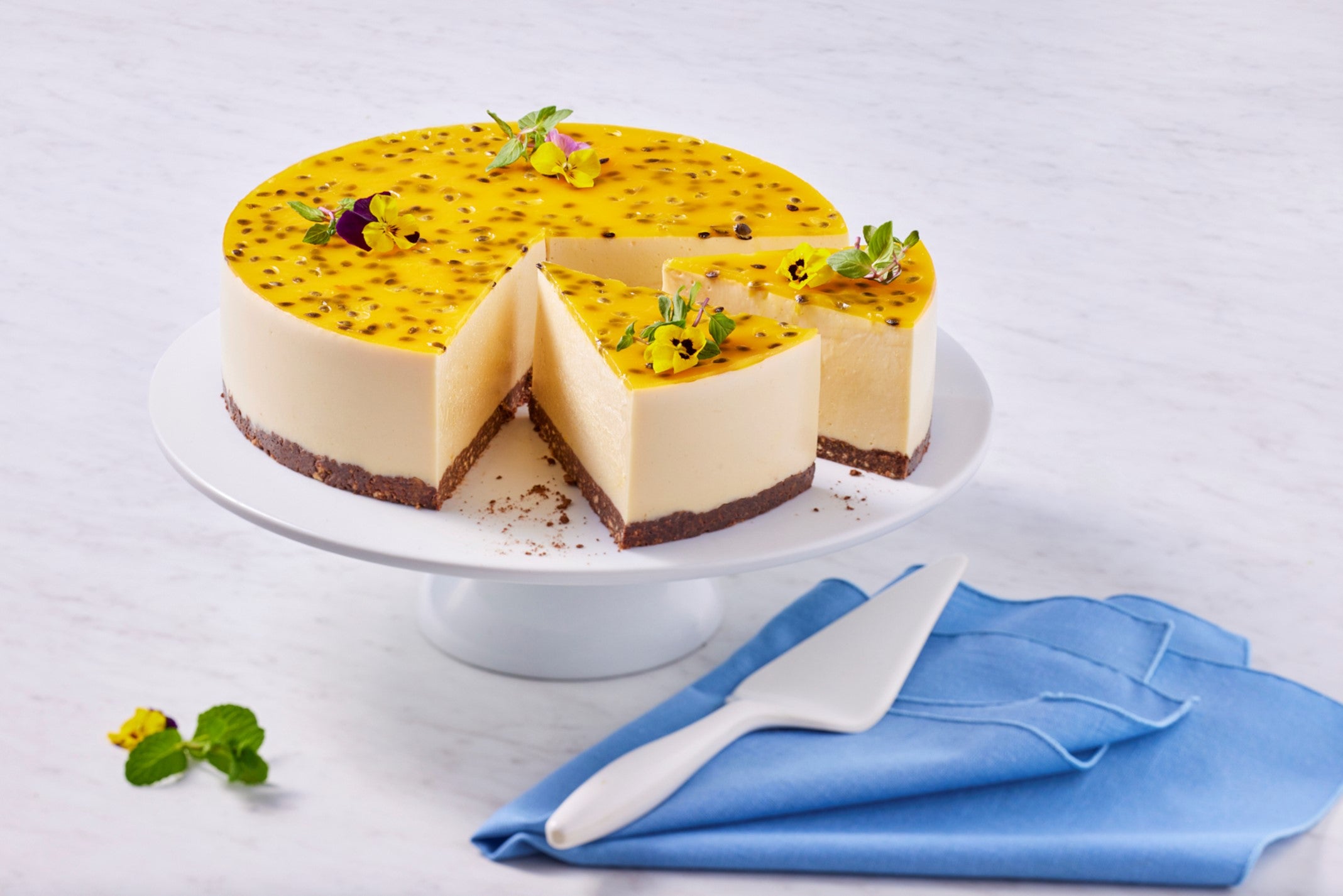 Cheesecake de Maracuyá con LA LECHERA® Recetas Nestlé