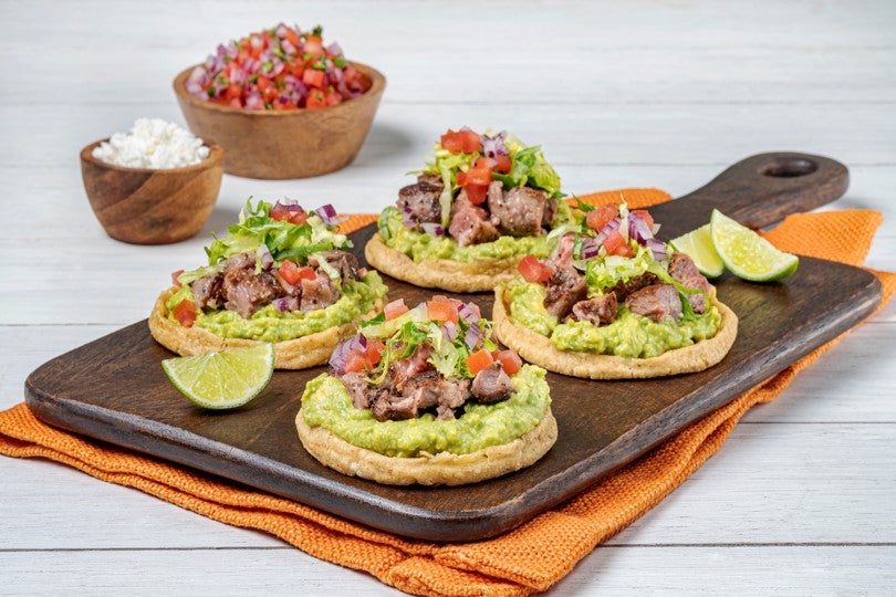 Sopes de Arrachera