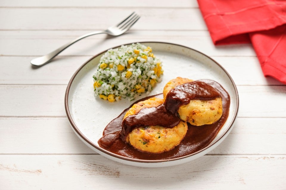 TORTITAS de PAPA con CALABAZA preparadas con CONSOMATE®