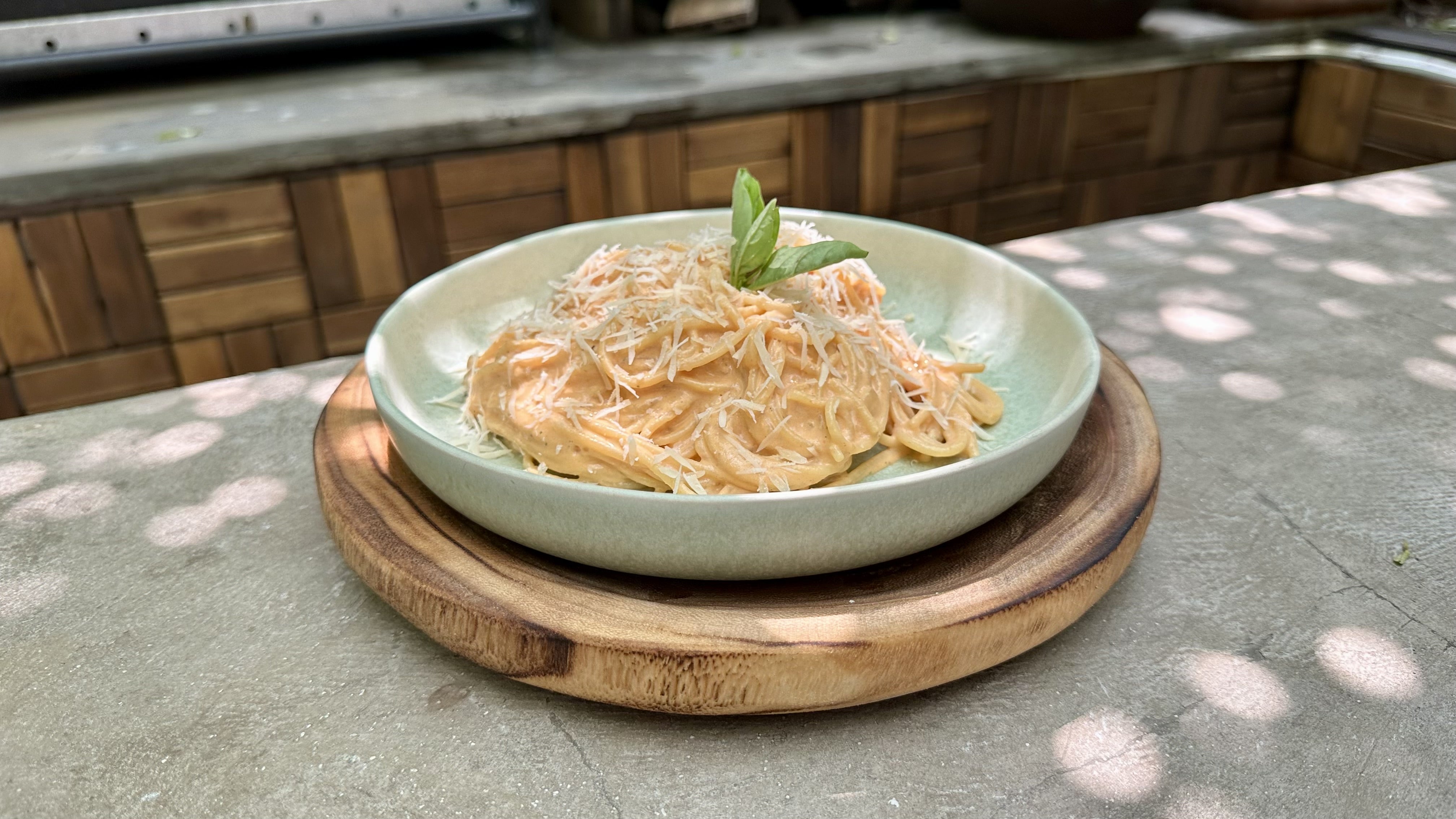 Pasta Ricotta con Tomate y Ajo