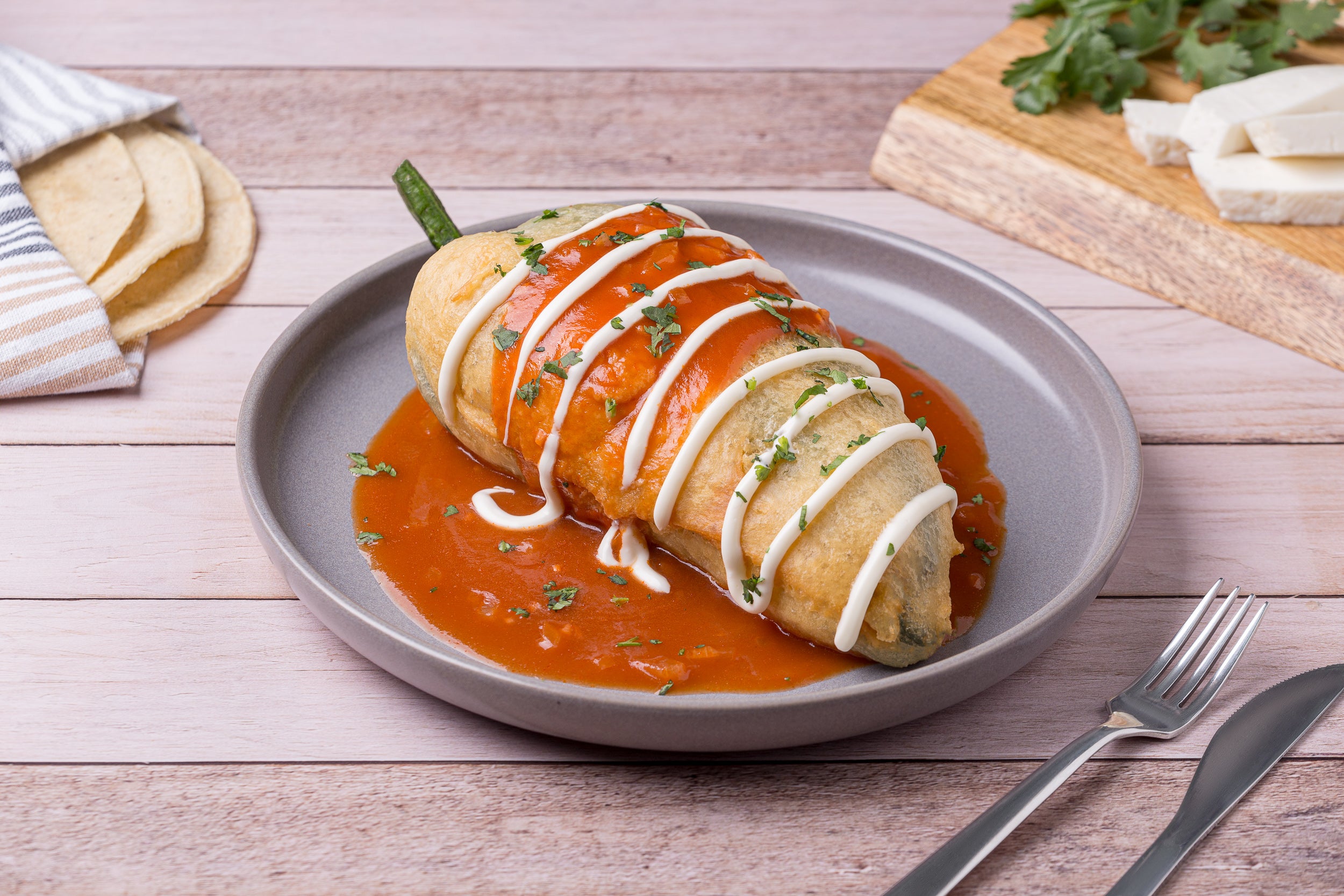 Chiles Rellenos de Queso Panela