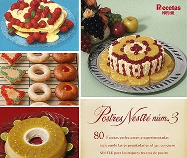 Recetario Postres NESTLÉ® núm 3 de los 60's