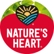 Nature's heart logo