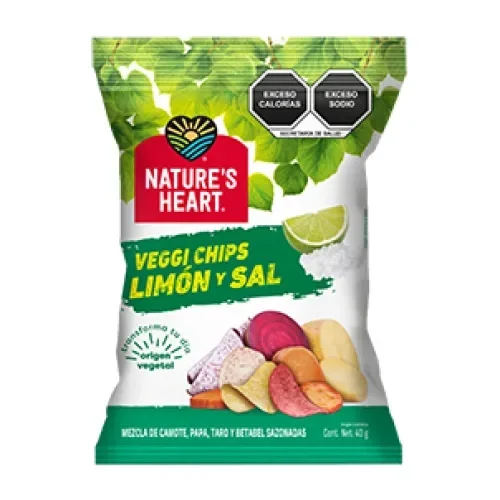 Nature's Heart® Veggie Chips Limón y Sal