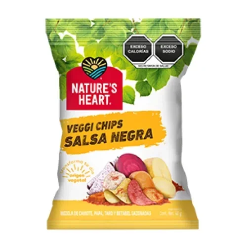 Nature's Heart® Veggie Chips Salsa Negra