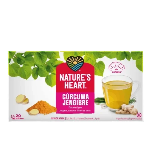 Nature's Heart® Té Cúrcuma Jengibre Nature's Heart® Té Cúrcuma Jengibre