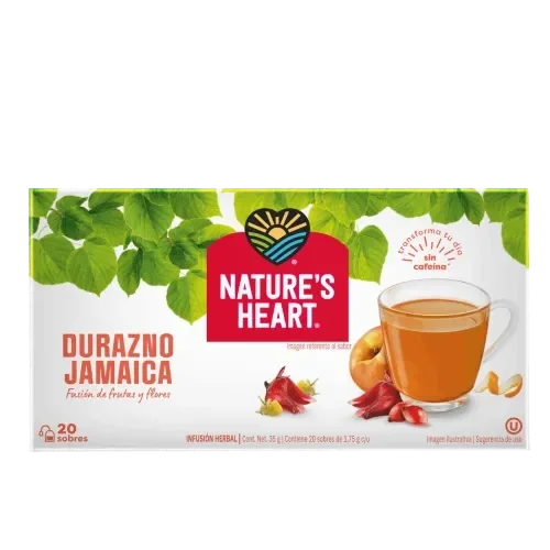 Nature's Heart® Té Durazno Jamaica Nature's Heart® Té Durazno Jamaica