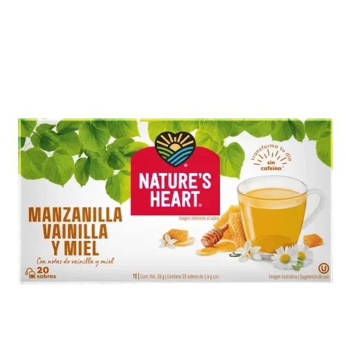 Nature's Heart® Té Manzanilla Vainilla y Miel Nature's Heart® Té Manzanilla Vainilla y Miel