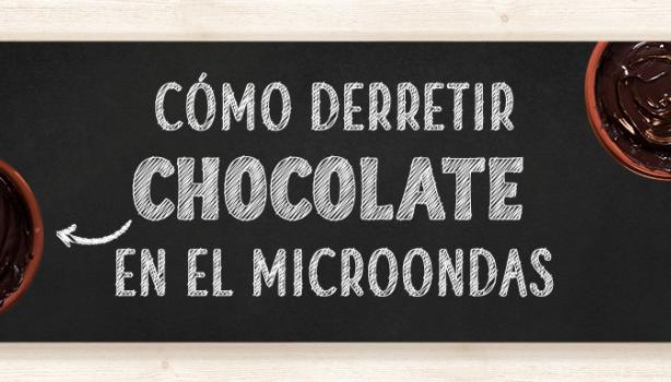 Cómo derretir chocolate en el microondas