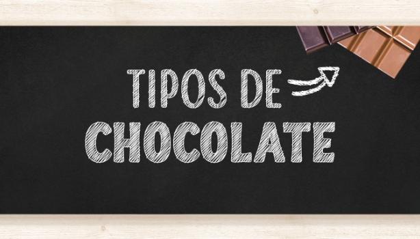 Diferentes tabletas de tipos de chocolate    