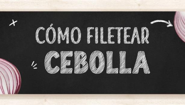 Cómo filetear cebolla