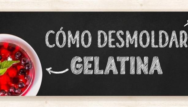 Cómo desmoldar gelatina