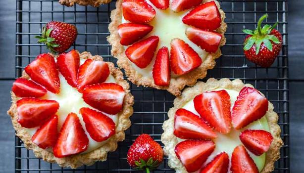 Conservar fresas en postre