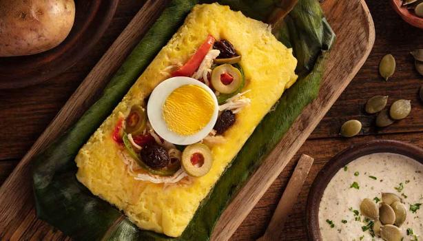 Tamales dulces y salados de la región 