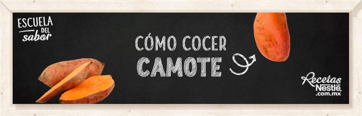 Cómo cocer camote 