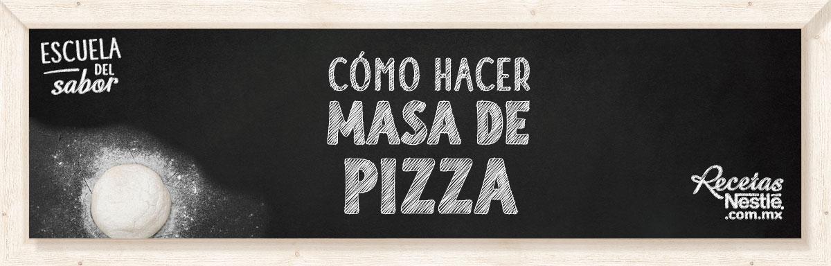 Cómo hacer masa de pizza