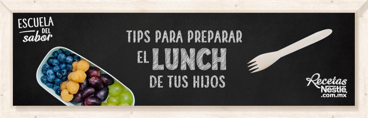 Tips para preparar el lunch