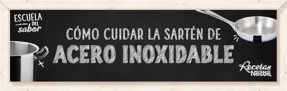 Cómo elegir y cuidar una sartén de acero inoxidable