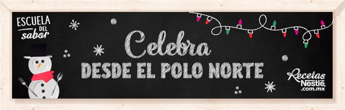 Celebra desde el Polo Norte