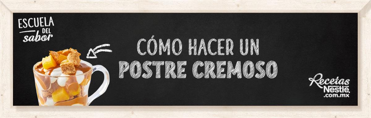 Cómo preparar Postres cremosos