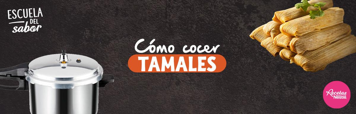 Cómo cocer tamales en olla de presión