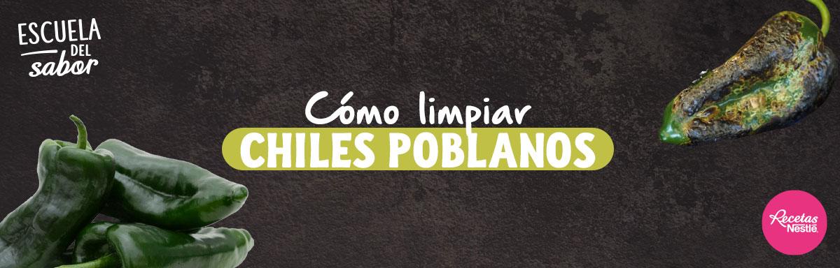 Cómo limpiar chiles poblanos