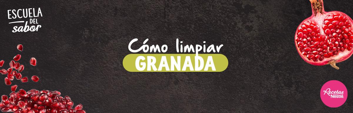 Cómo limpiar granada