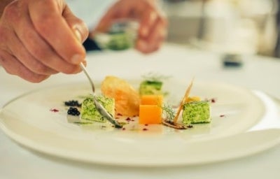 Plato de Cocina Molecular