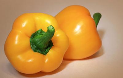 Pimientos amarillos. Pimientos amarillos.