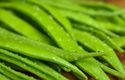 Ejotes verdes frescos  