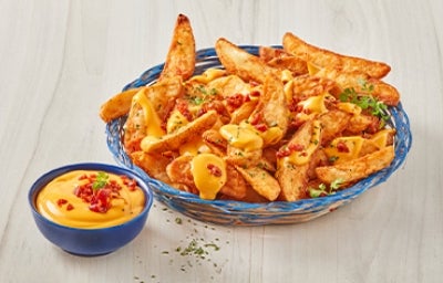 Plato con papas fritas 