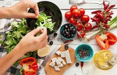  Diferentes ingredientes para preparar ensalada receta alimentación balanceada 
