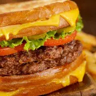 Hamburguesa doble carne 