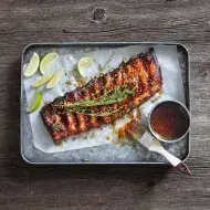 Asado de tira condimentado