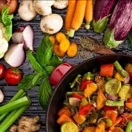 Cocinar verduras al vapor