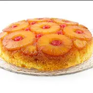Un postre de piña.