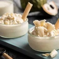 Postre de crema helada, receta con crema de leche 